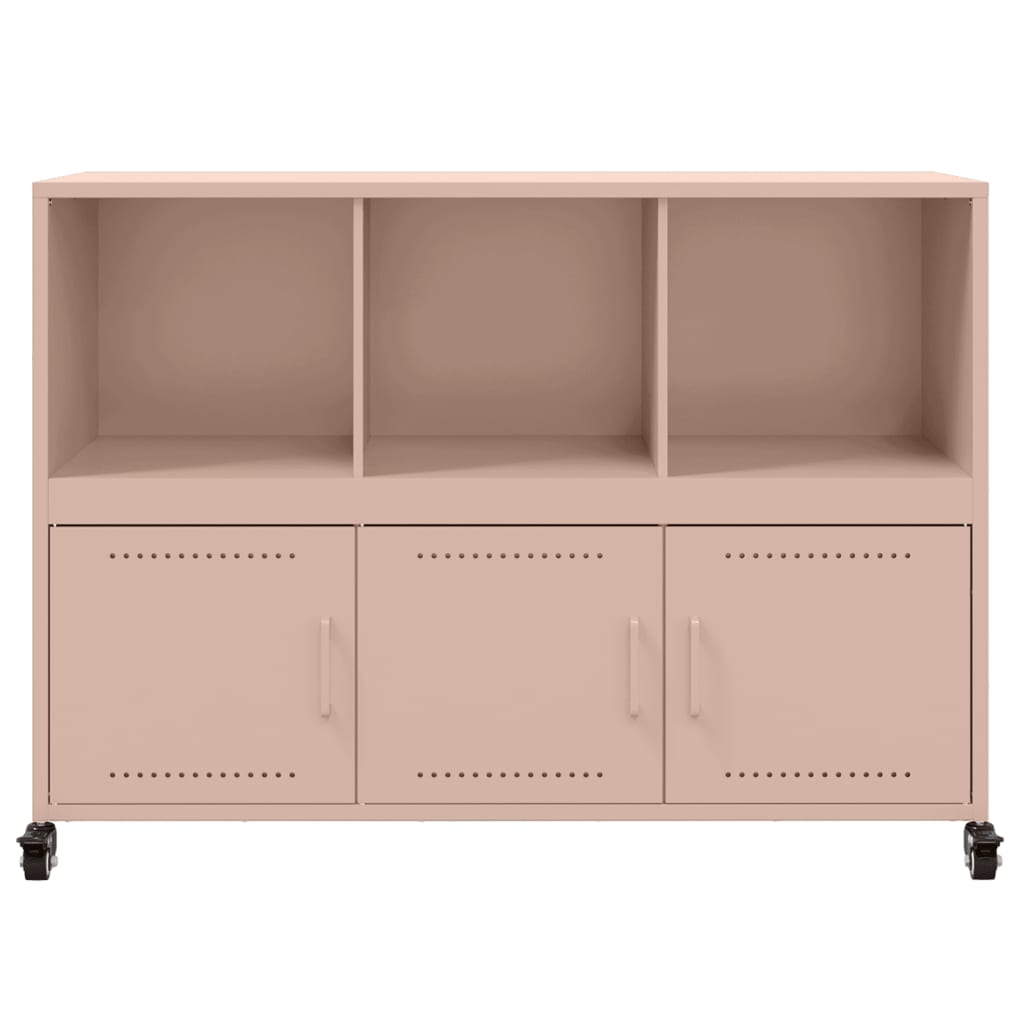 Credenza Rosa 100,5x39x72 cm in Acciaio - homemem39