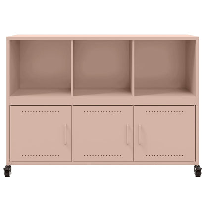Credenza Rosa 100,5x39x72 cm in Acciaio - homemem39