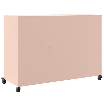 Credenza Rosa 100,5x39x72 cm in Acciaio - homemem39