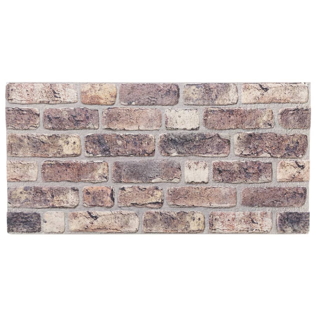 Pannelli Murali 3D 10 pz Marrone Scuro 100x50 cm EPS