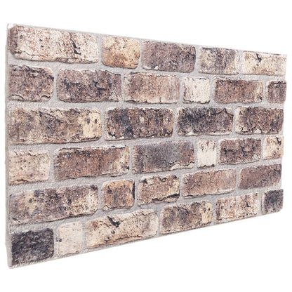 Pannelli Murali 3D 10 pz Marrone Scuro 100x50 cm EPS