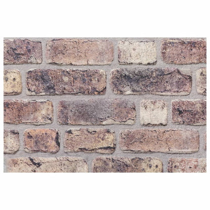 Pannelli Murali 3D 10 pz Marrone Scuro 100x50 cm EPS