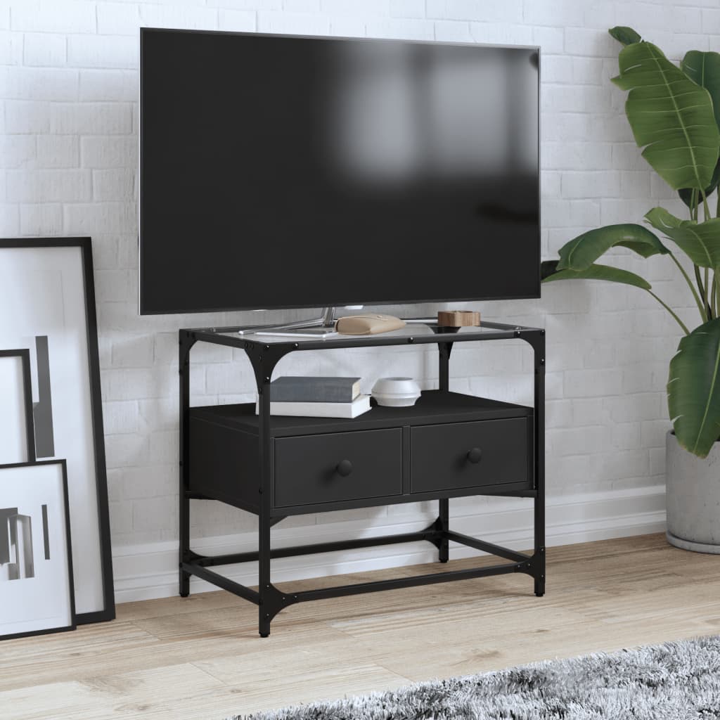 Mobile TV Piano Vetro legno multistrato