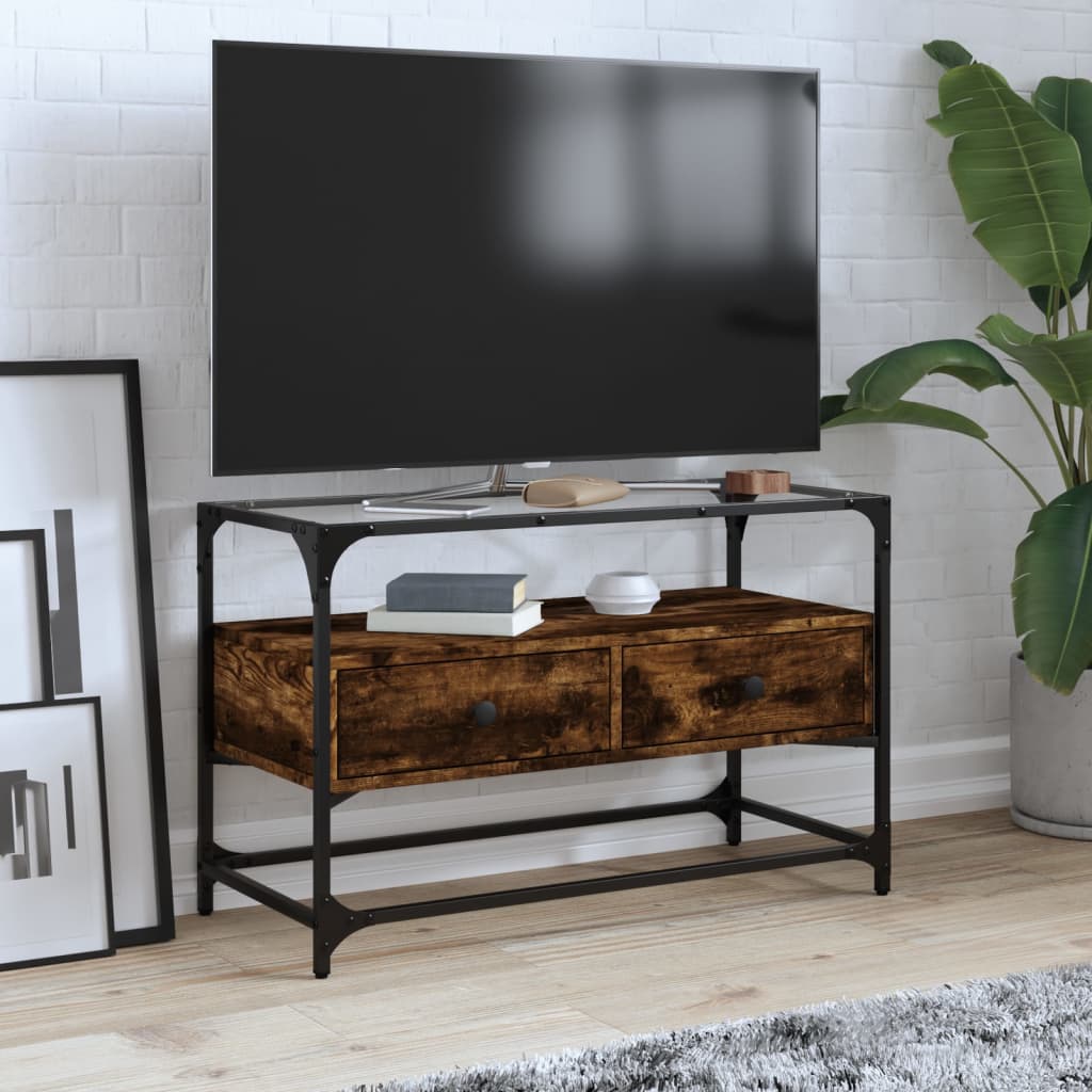 Mobile TV Piano Vetro legno multistrato