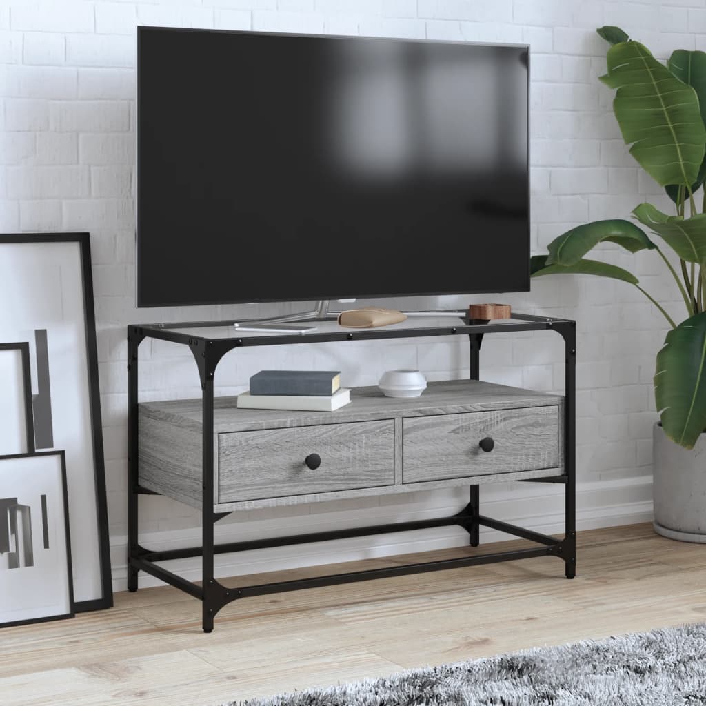 Mobile TV Piano Vetro legno multistrato