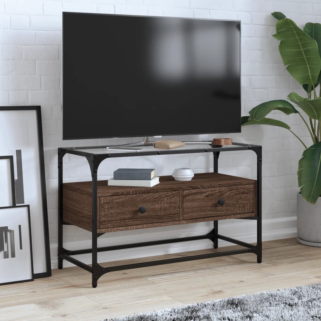 Mobile TV Piano Vetro legno multistrato