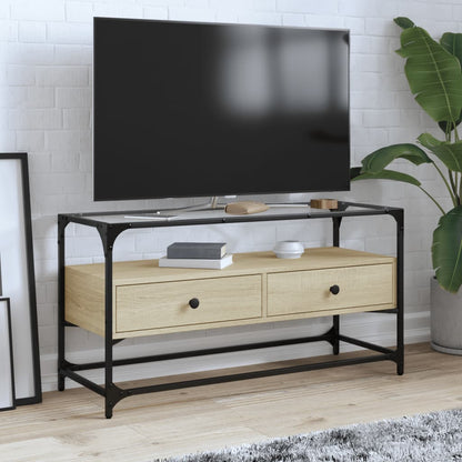 Mobile TV Piano Vetro legno multistrato