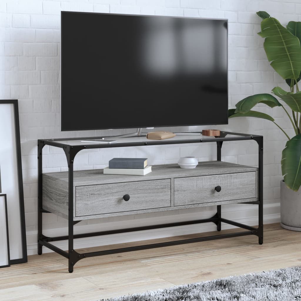 Mobile TV Piano Vetro legno multistrato
