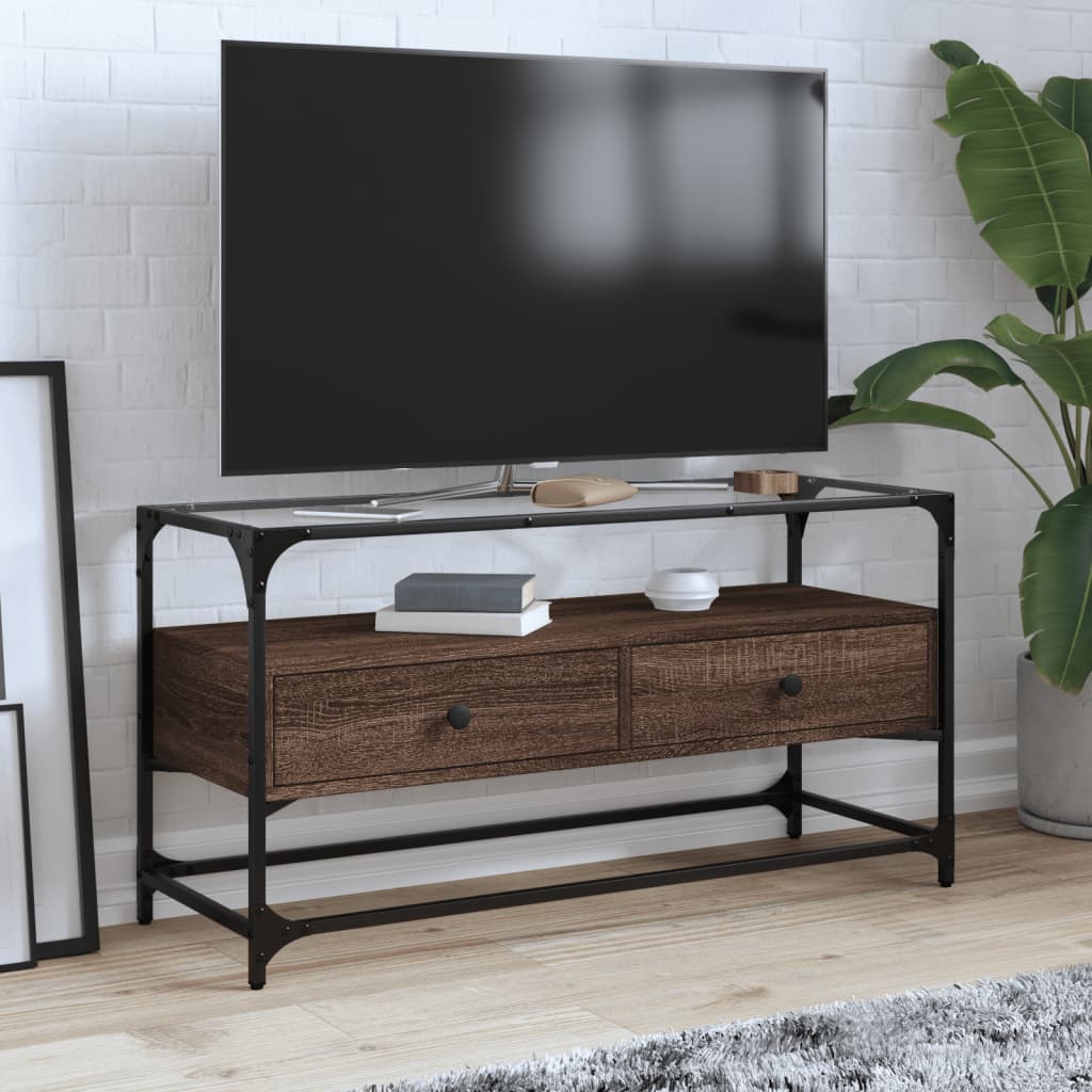 Mobile TV Piano Vetro legno multistrato