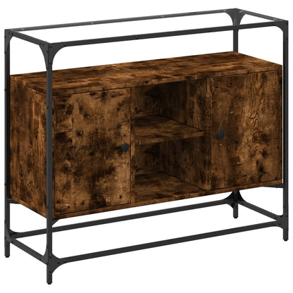 Credenza Piano Vetro 98x35x81 legno multistrato
