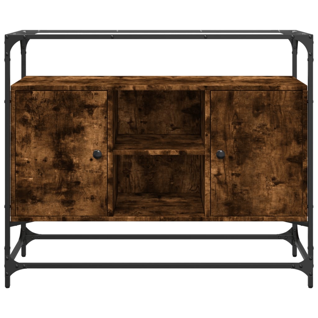 Credenza Piano Vetro 98x35x81 legno multistrato