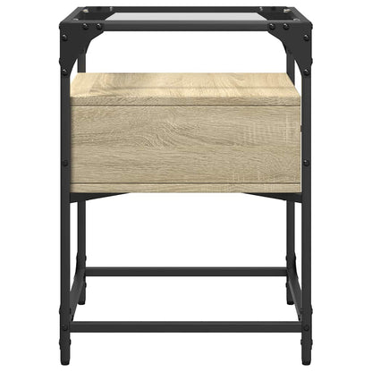 Comodino Rovere Sonoma 40x40x55 cm in Legno Multistrato - homemem39