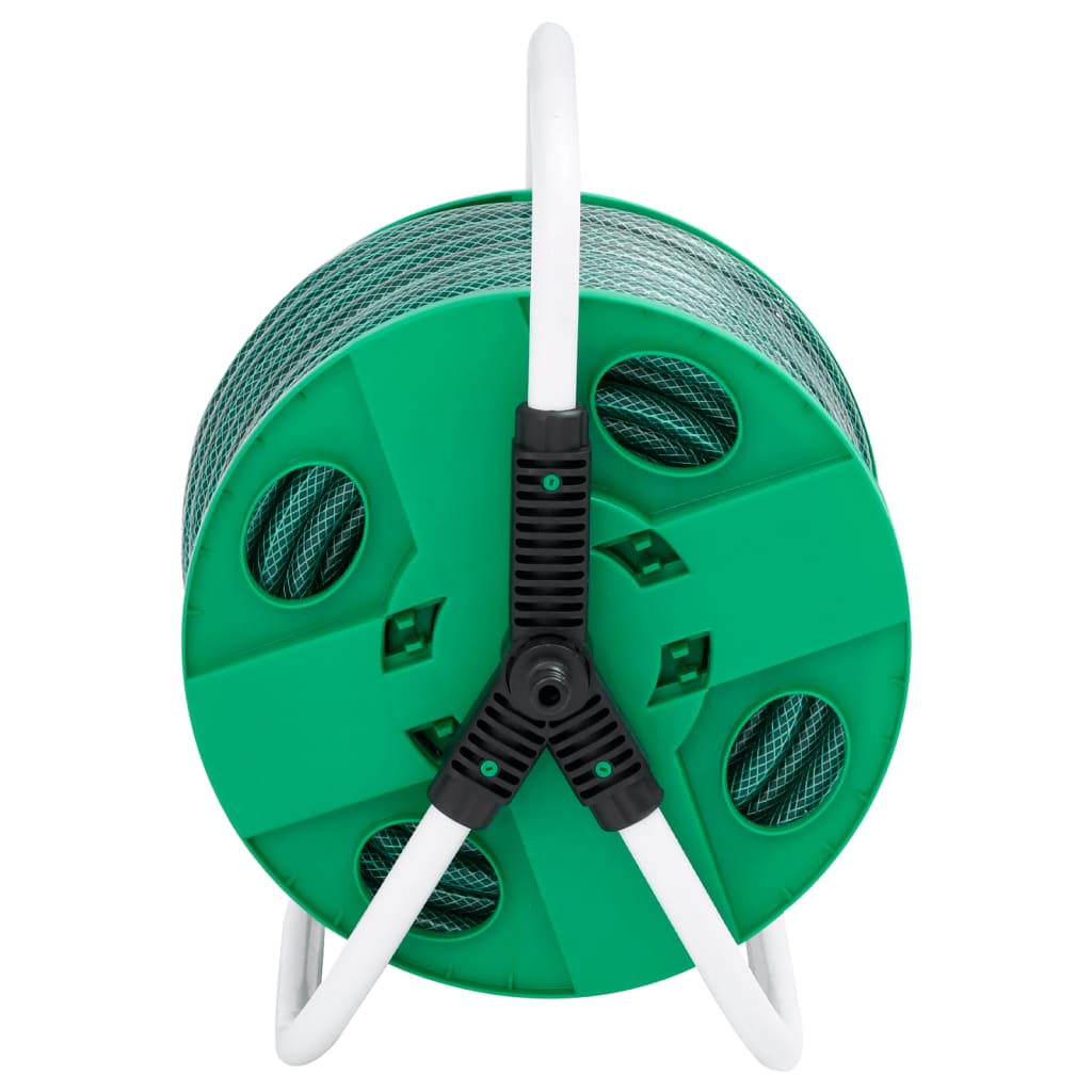 Avvolgitubo Verde Autoportante con Tubo 20 m PVC | homemem39
