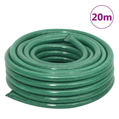Avvolgitubo Autonomo Verde con Set Raccordi Tubo 0,75" 20 m PVC