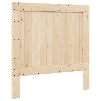 Giroletto con Testiera 100x200 cm Legno Massello di Pino | homemem39