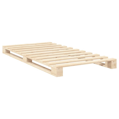 Giroletto con Testiera 100x200 cm Legno Massello di Pino | homemem39