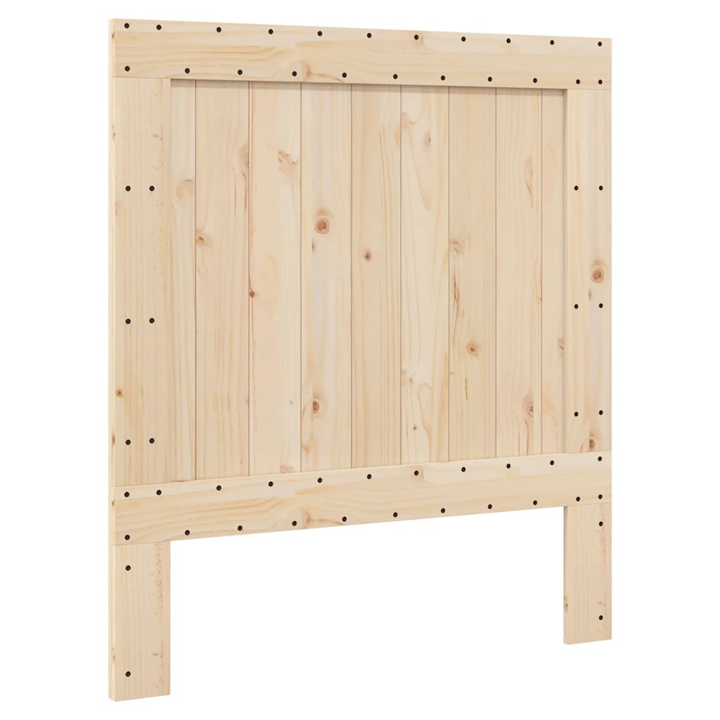Giroletto con Testiera 90x200 cm in Legno Massello di Pino