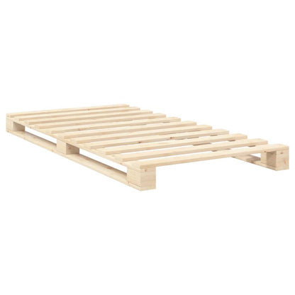 Giroletto con Testiera 100x200 cm Legno Massello di Pino | homemem39
