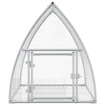 Conigliera Argento 105x100x120 cm in Acciaio Zincato | homemem39