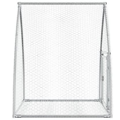 Conigliera Argento 105x100x120 cm in Acciaio Zincato | homemem39