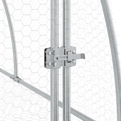 Conigliera Argento 105x100x120 cm in Acciaio Zincato | homemem39