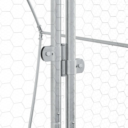 Conigliera Argento 105x100x120 cm in Acciaio Zincato | homemem39