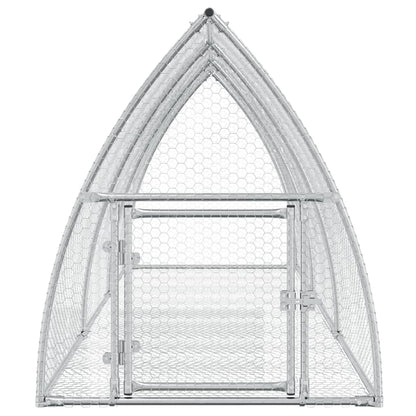 Conigliera Argento 105x300x120 cm in Acciaio Zincato | homemem39