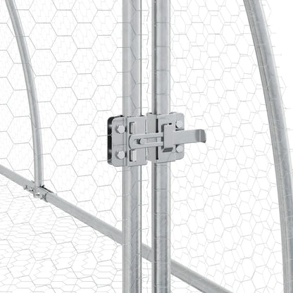 Conigliera Argento 105x300x120 cm in Acciaio Zincato | homemem39
