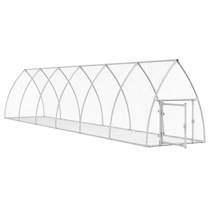 Conigliera Argento 105x600x120 cm in Acciaio Zincato | homemem39