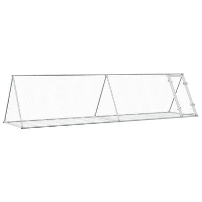 Conigliera Argento 400x105x91 cm in Acciaio Zincato | homemem39