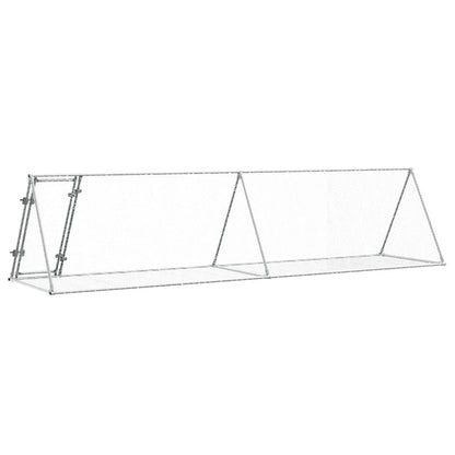 Conigliera Argento 400x105x91 cm in Acciaio Zincato | homemem39