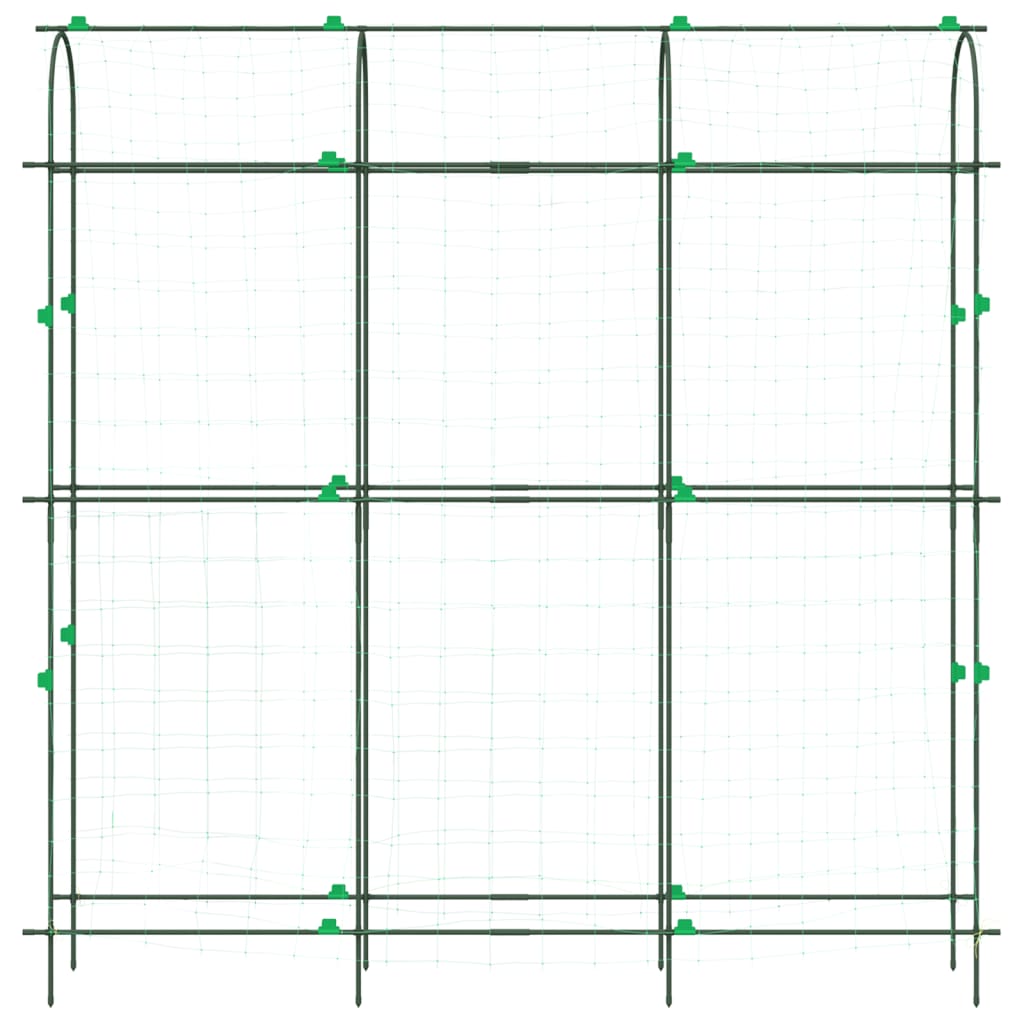 Tralicci Giardino per Piante Rampicanti 4pz Telaio a U Acciaio