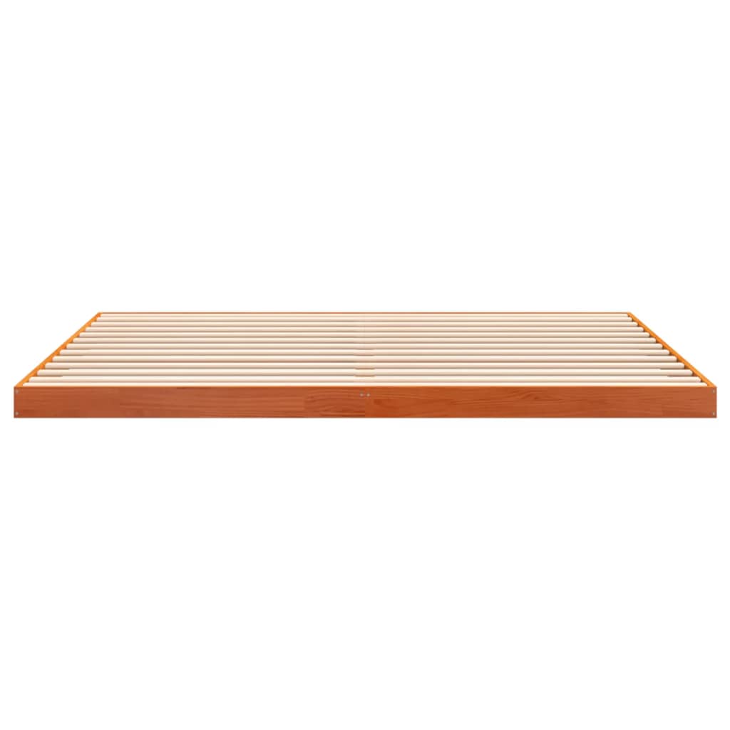 Giroletto Marrone Cera 200x200 cm in Legno Massello di Pino | homemem39