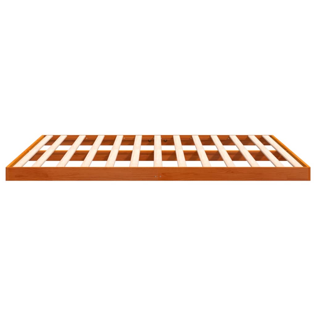 Giroletto Marrone Cera 200x200 cm in Legno Massello di Pino | homemem39