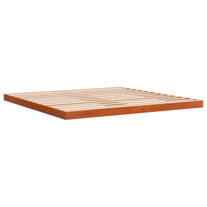 Giroletto Marrone Cera 200x200 cm in Legno Massello di Pino | homemem39