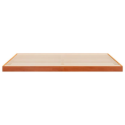 Giroletto Marrone Cera 180x200 cm in Legno Massello di Pino