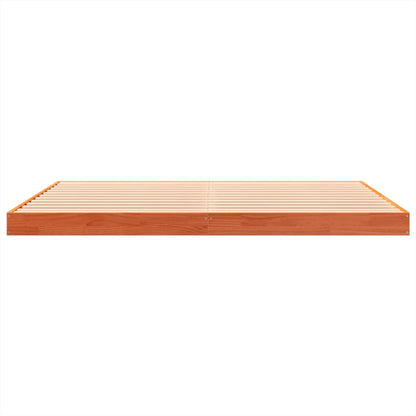 Giroletto Marrone Cera 160x200 cm in Legno Massello di Pino - homemem39