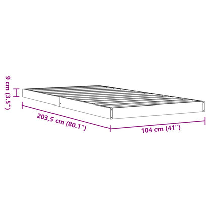 Giroletto Marrone Cera 100x200 cm in Legno Massello di Pino | homemem39