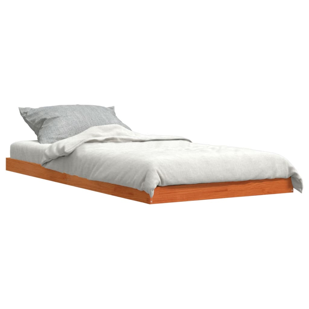 Giroletto Marrone Cera 90x200 cm in Legno Massello di Pino | homemem39
