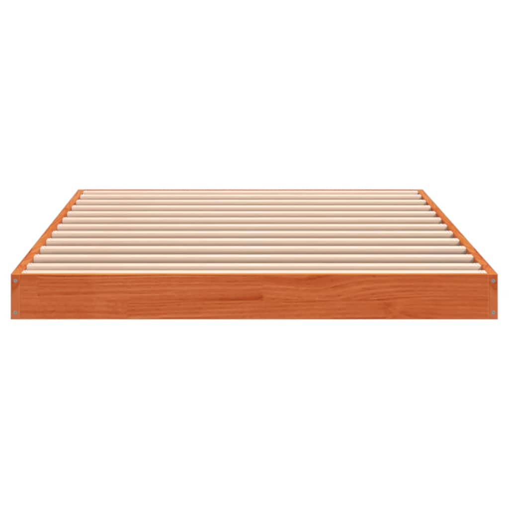 Giroletto Marrone Cera 90x200 cm in Legno Massello di Pino