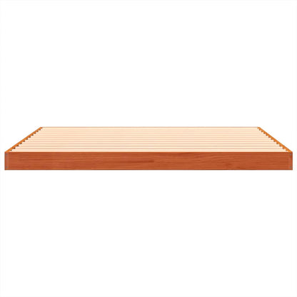 Giroletto Marrone Cera 135x190 cm in Legno Massello di Pino