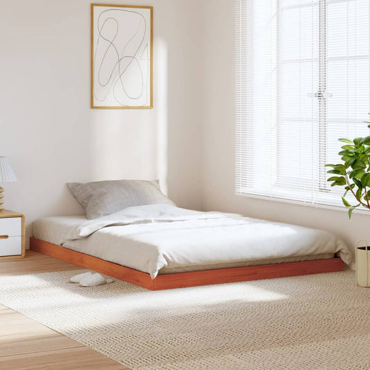 Giroletto Marrone Cera 135x190 cm in Legno Massello di Pino | homemem39