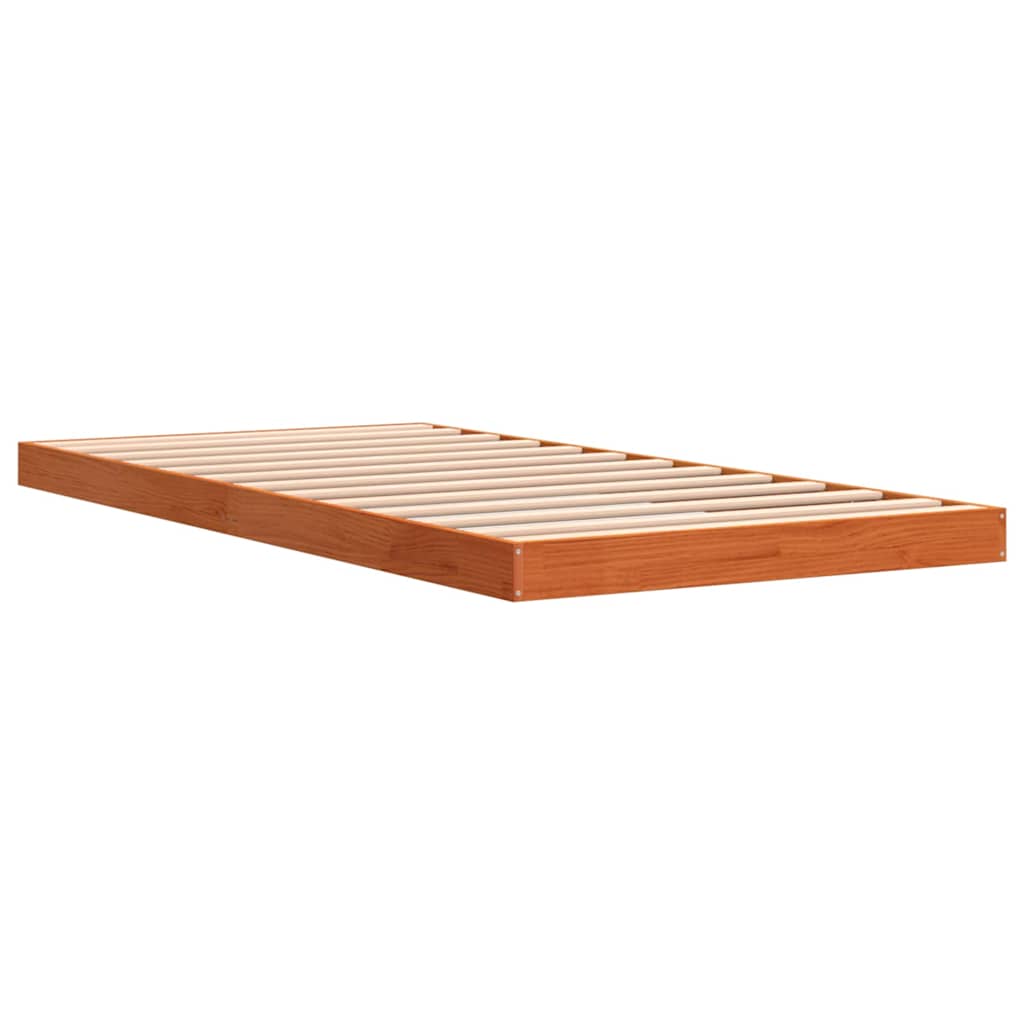 Giroletto Marrone Cera 75x190 cm in Legno Massello di Pino