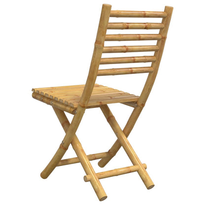 Sedie da Giardino Pieghevoli 2 pz 43x54x88 cm in Bambù | homemem39