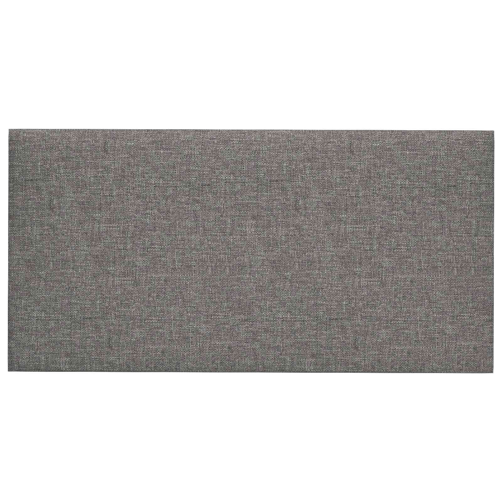 Testiera da Parete 12 pcs Grigio chiaro 30 x 15 cm Tessuto | homemem39