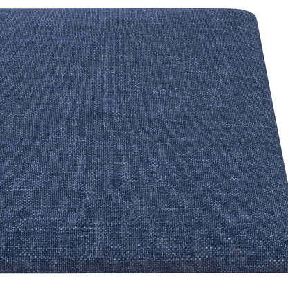 Testiera da Parete 12 pcs Blu 30 x 15 cm Tessuto | homemem39