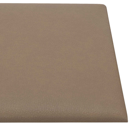 Testiera da Parete 12 pcs Cappuccino 30 x 15 cm Tessuto | homemem39
