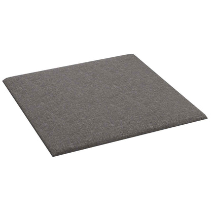Testiera da Parete 12 pcs Grigio chiaro 30 x 30 cm Tessuto | homemem39