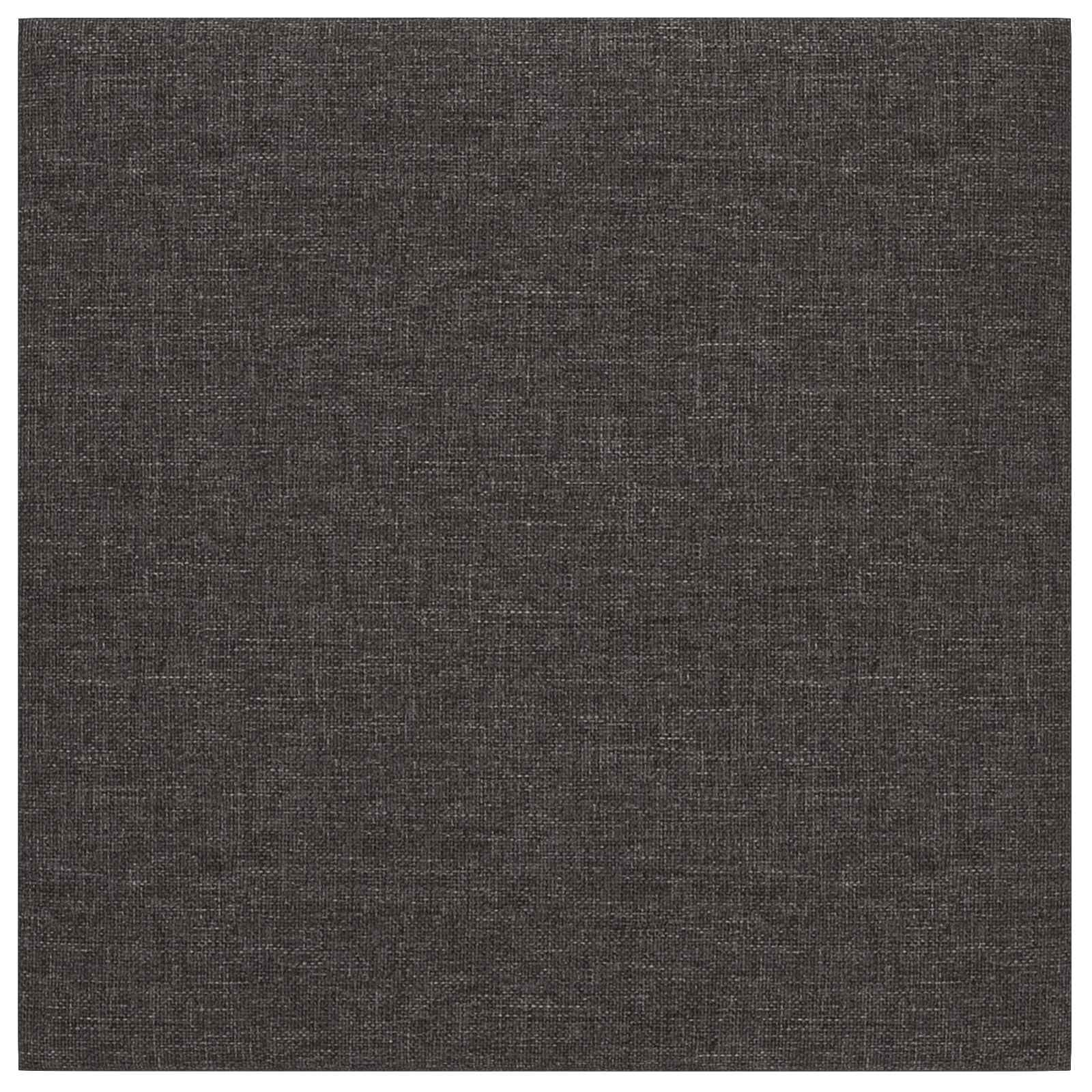 Testiera da Parete 12 pcs Grigio scuro 30 x 30 cm Tessuto | homemem39