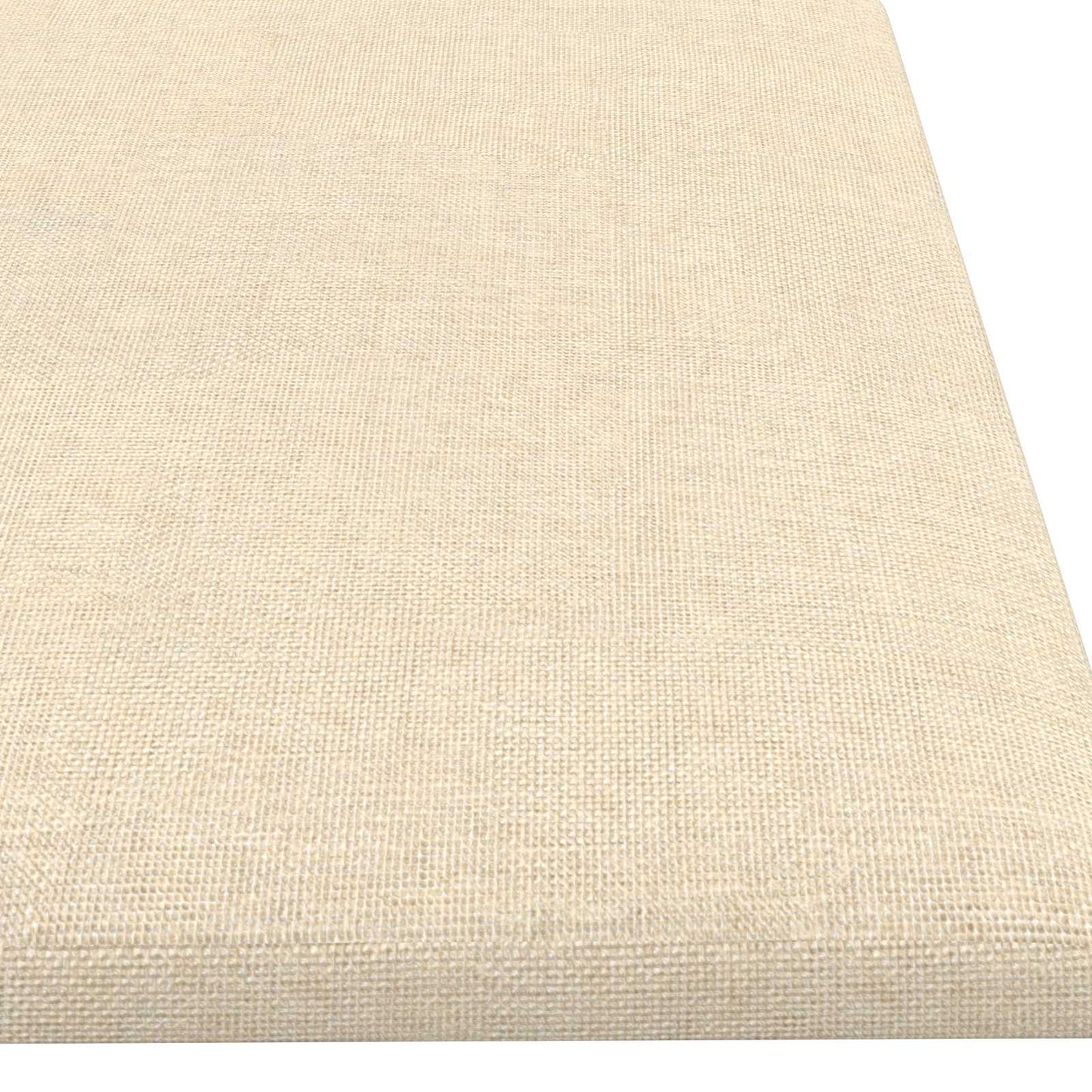 Testiera da Parete 12 pcs Crema 60 x 15 cm Tessuto | homemem39
